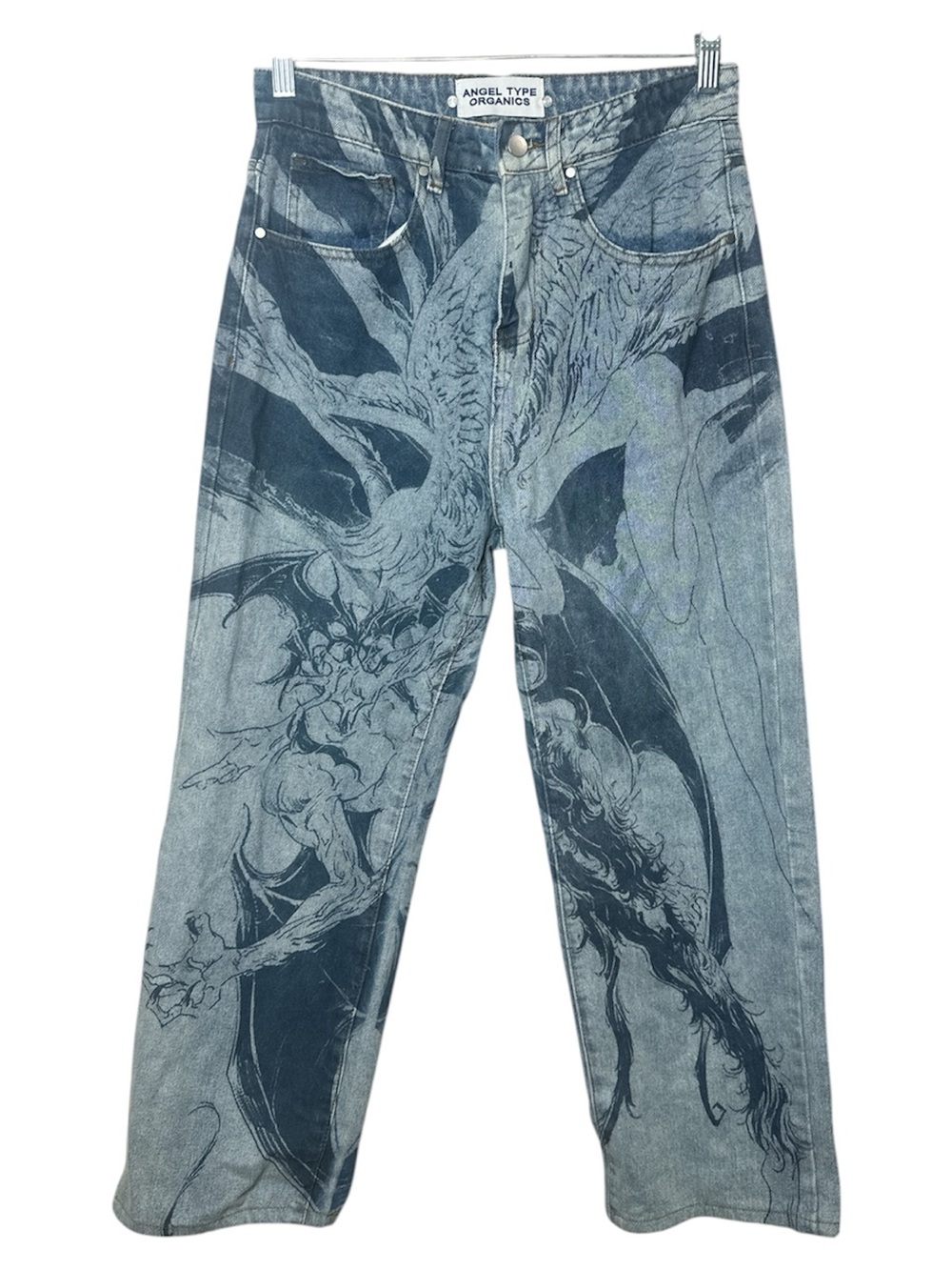 Angel Type Organics Devilman Cry Baby Jeans Anume Relaxed Fit Size 30